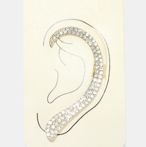✨ Gold Tone Rhinestone Earcuff